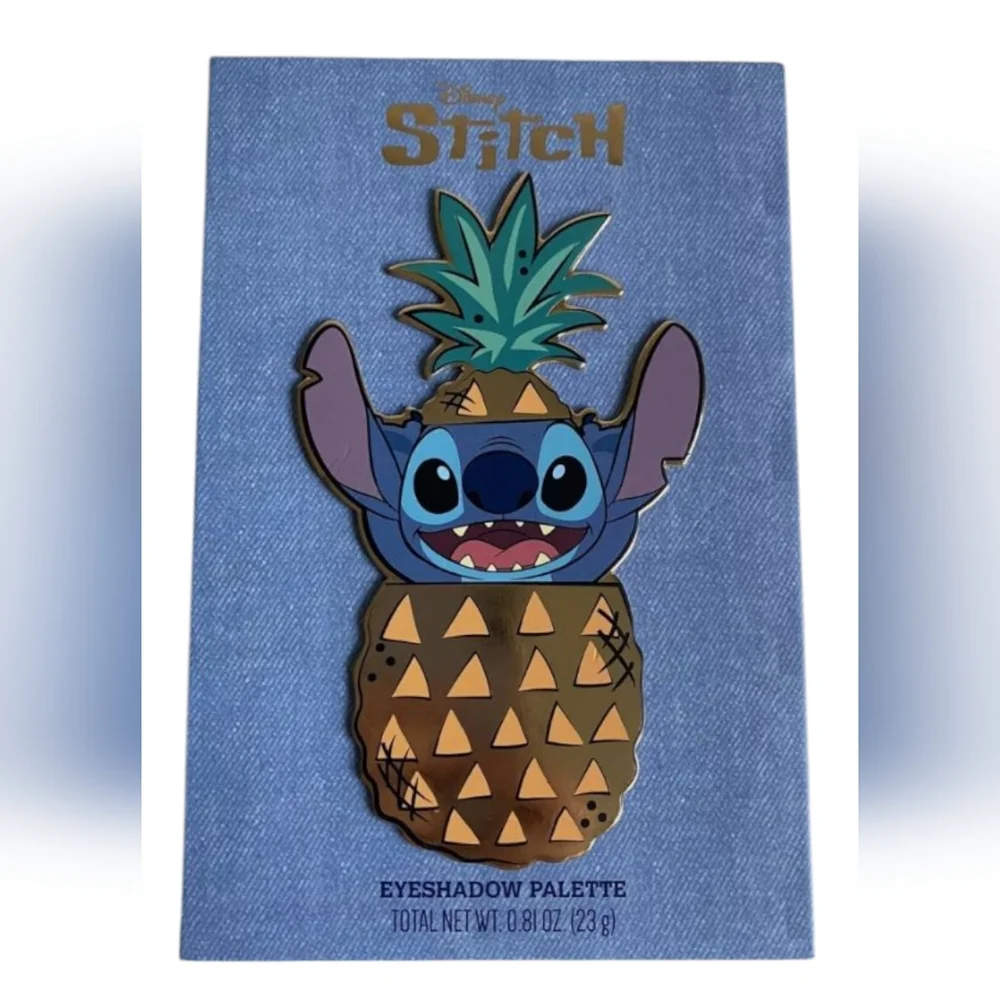 Disney's Stitch In Pineapple Eyeshadow Palette